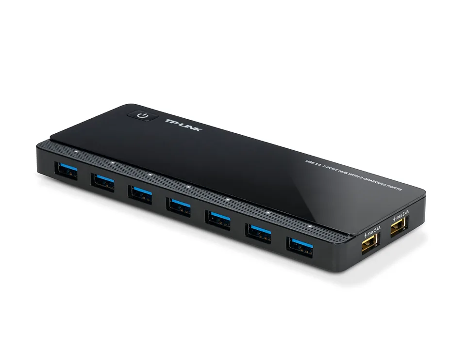 USB хаб TP-LINK UH720 USB-A > 7xUSB3.0/2xUSB3.0 (Быстрая зарядка)