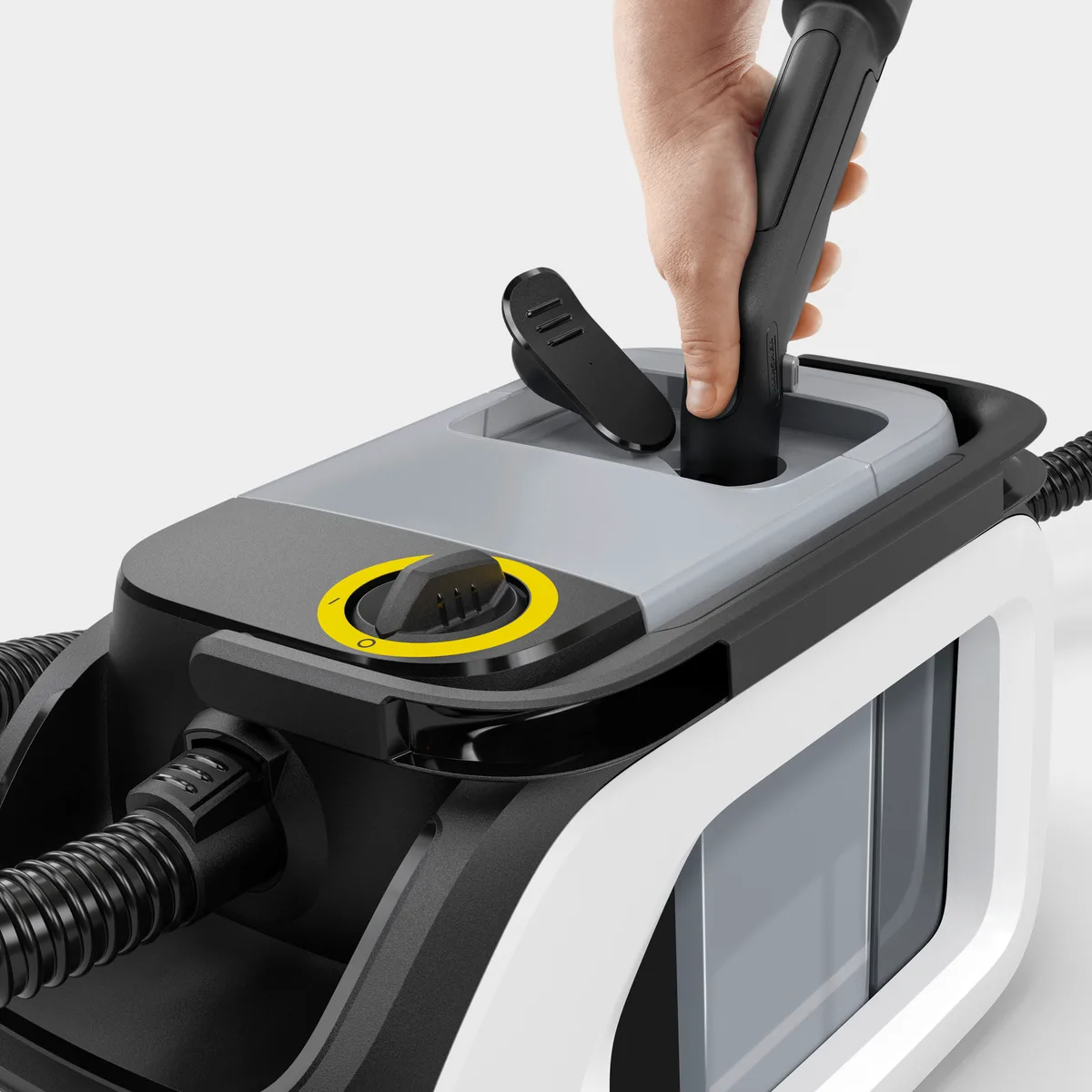 Професійний миючий пилосос Karcher SE 3 Compact Home 500Вт, об'єм контейнера 1.7/2.9л, вага 4.5кг.