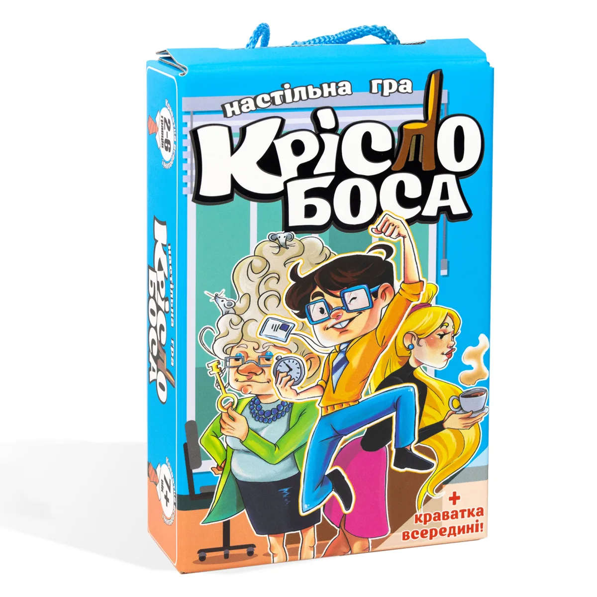 Настільна гра Крісло боса стратегічна для 2-6 гравців 18,5х12х4,5 см картон
