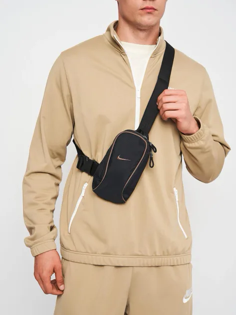 Сумка через плече NIKE нейлон 20,5x12,5x5 см чорна
