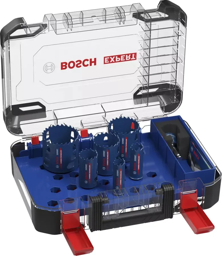 Коронки Bosch Professional для работы с жесткими материалами, 22-68 мм, набор из 9 штук