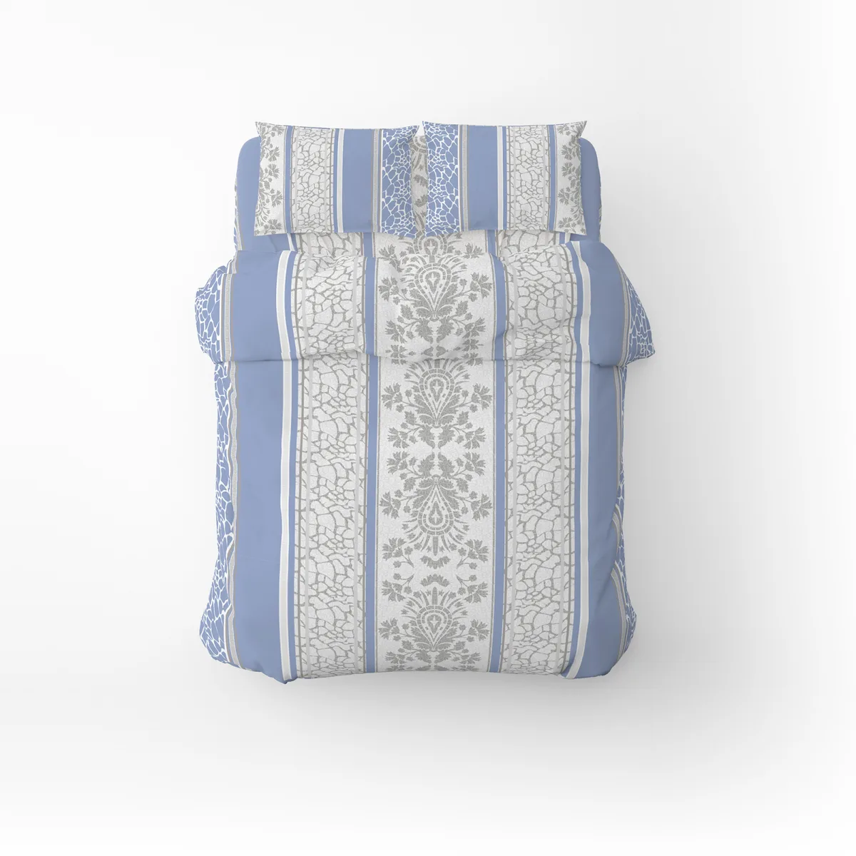 Постільна білизна Home Line Бязь Півтораспальний Синій 50х70 см 2 шт