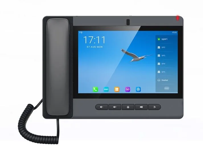 Телефон IP Fanvil A320-Black 2xGE LAN, Wi-Fi, 20 SIP ліній, 116 DSS клавіш, BT5.0, Android 9.0, PoE, 10.1" кольоровий Touch Screen, камера 8Mp, чорний