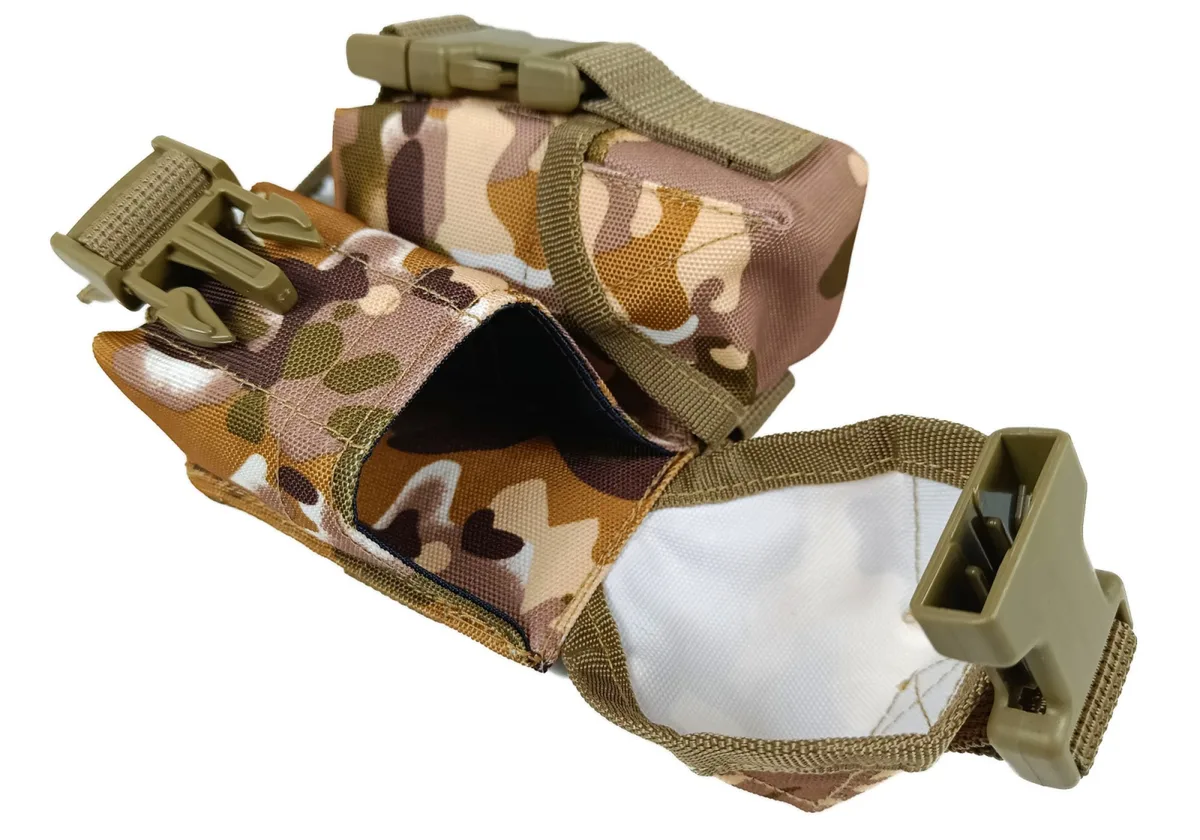 Подсумок гранатный двойной EasyFit Cordura 1050 60x50x100 мм Multicam Arid