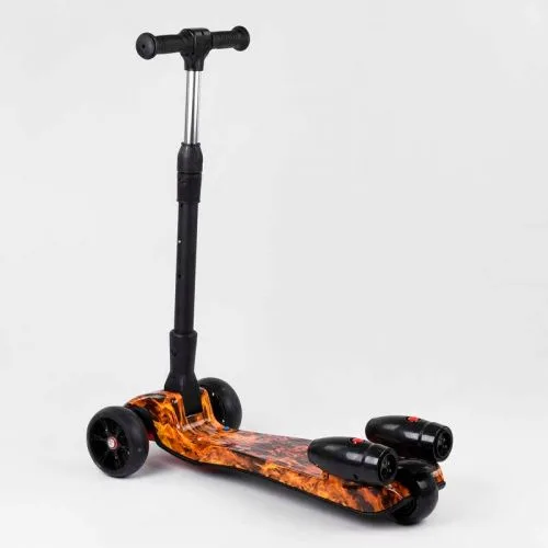 Самокат с парогенератором Best Scooter с музыкой и дымом для детей 2-8 лет.
