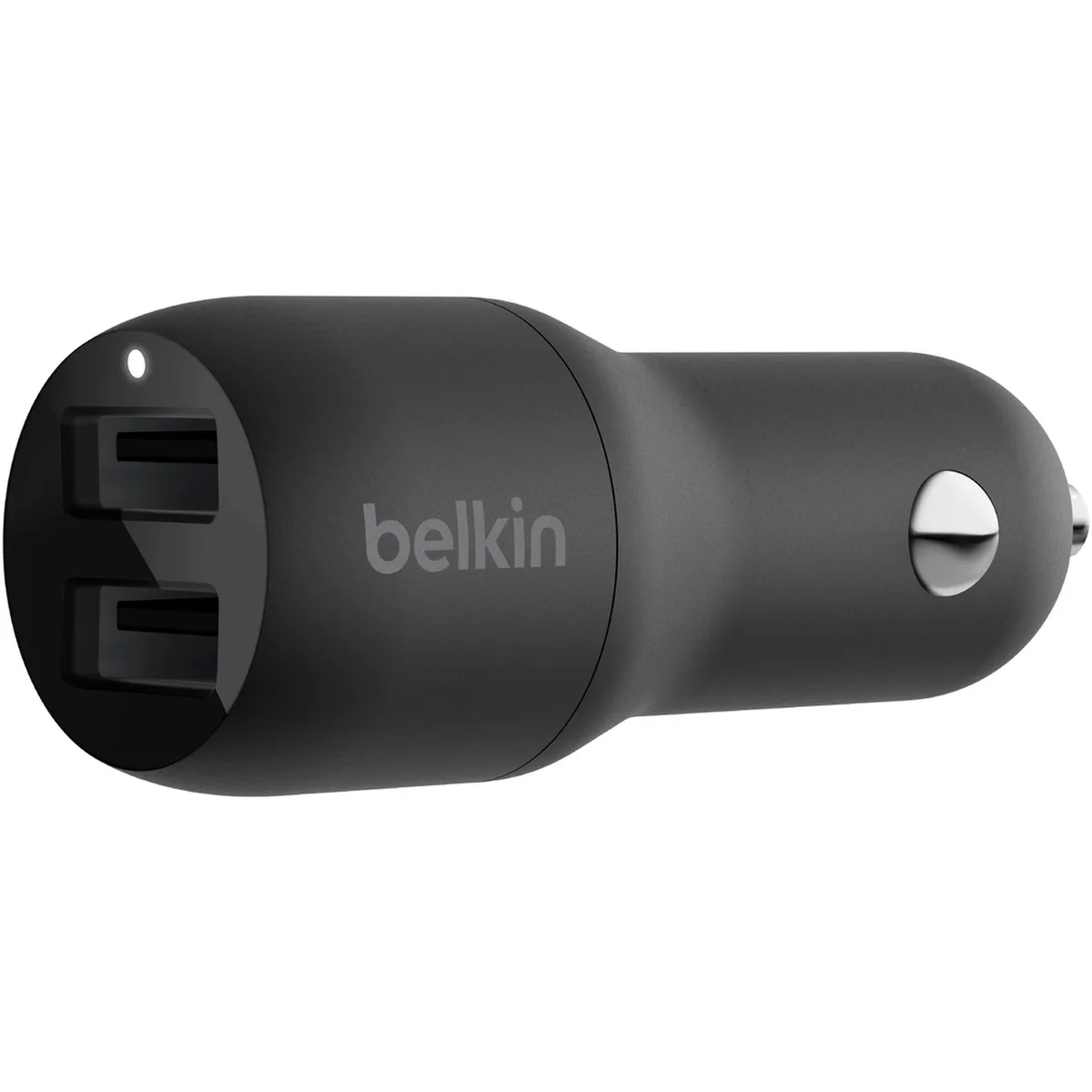 Зарядний пристрій автомобільний Belkin 24Вт 2хUSB-A, чорний