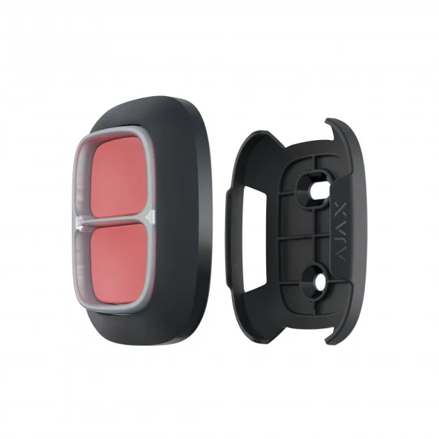 Тримач для фіксації тривожної кнопки Ajax Button Double Button Holder, чорний