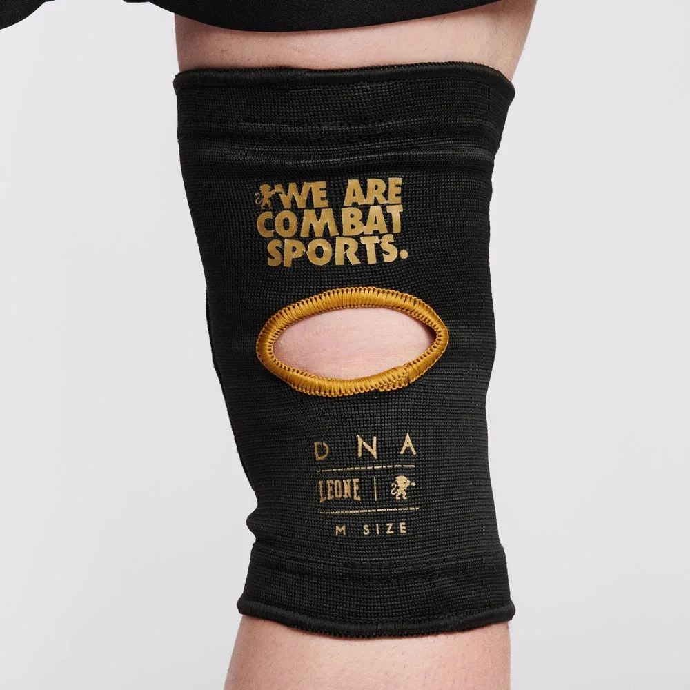 Спортивные наколенники Leone эластичный текстиль S/M черные