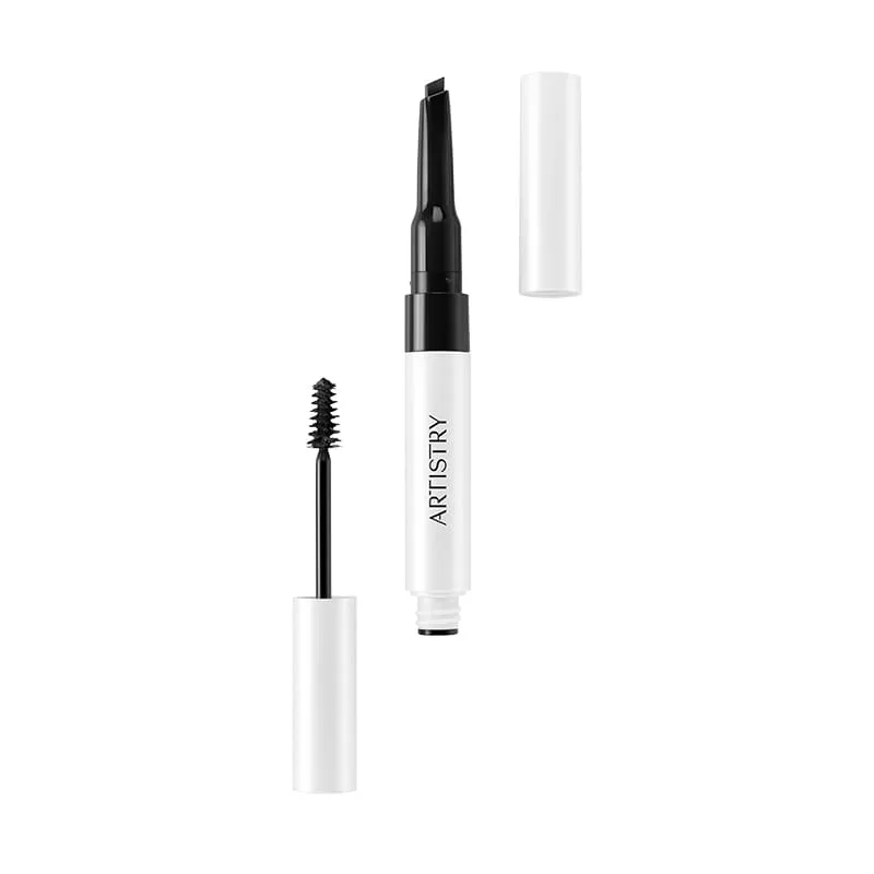 Artistry™ Go Vibrant™ Водостойкий карандаш-гель для бровей 2-в-1 True Black Амвей