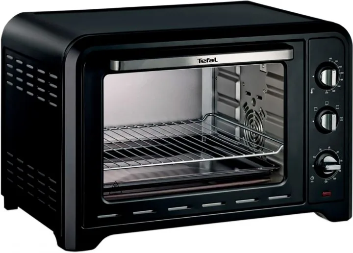 Электрическая печь Tefal 39л 2000Вт черная гриль конвекция механическая