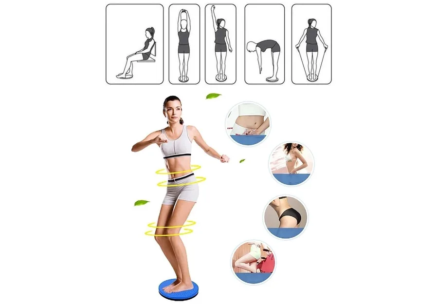 Диск здоров'я EasyFit пластик 30 см фіолетовий