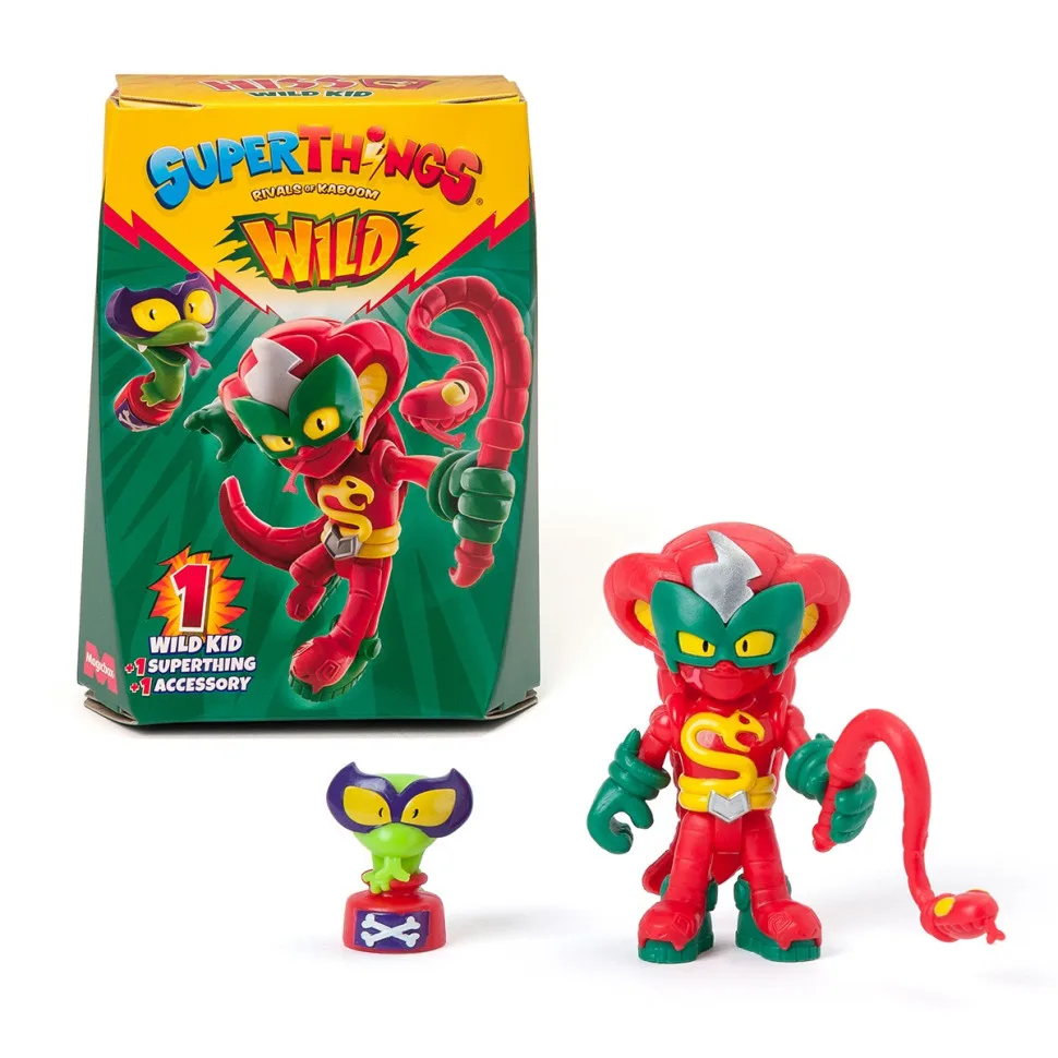 Игровой набор Wild Kids Казум Кид Hiss Пластик 6 см Зелёный