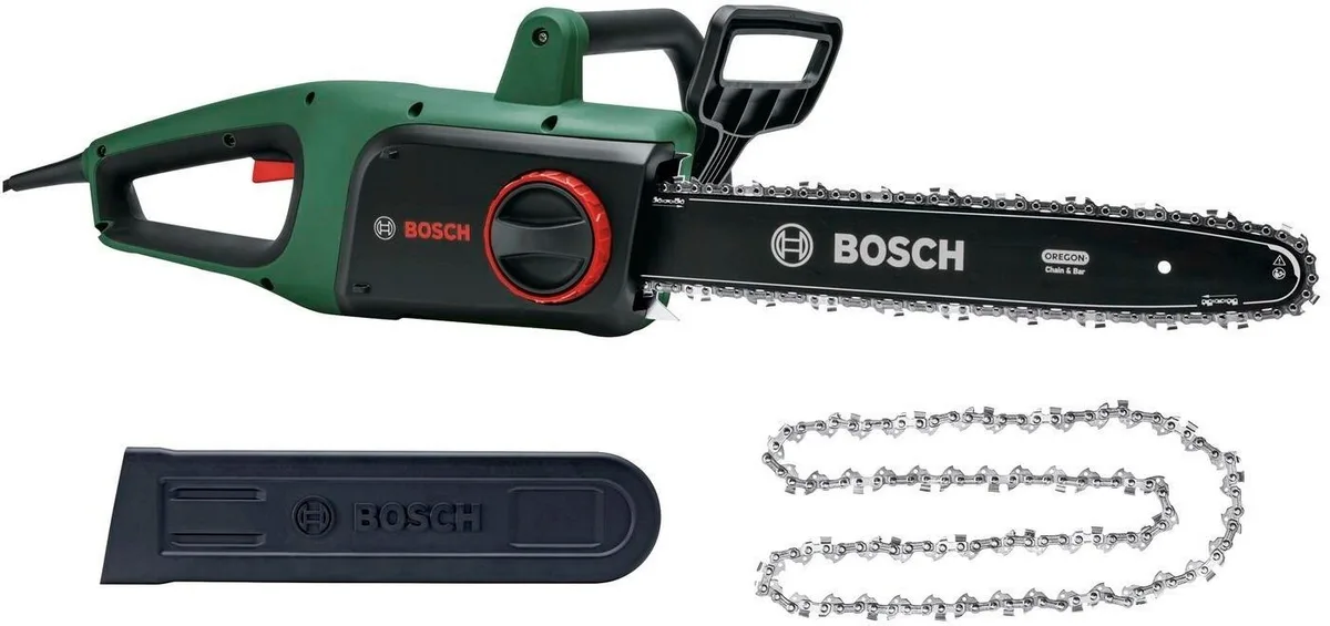 Електрична ланцюгова пила Bosch UniversalChain 40, 40 см, 1800 Вт, ланцюг Oregon, вага 4.3 кг.