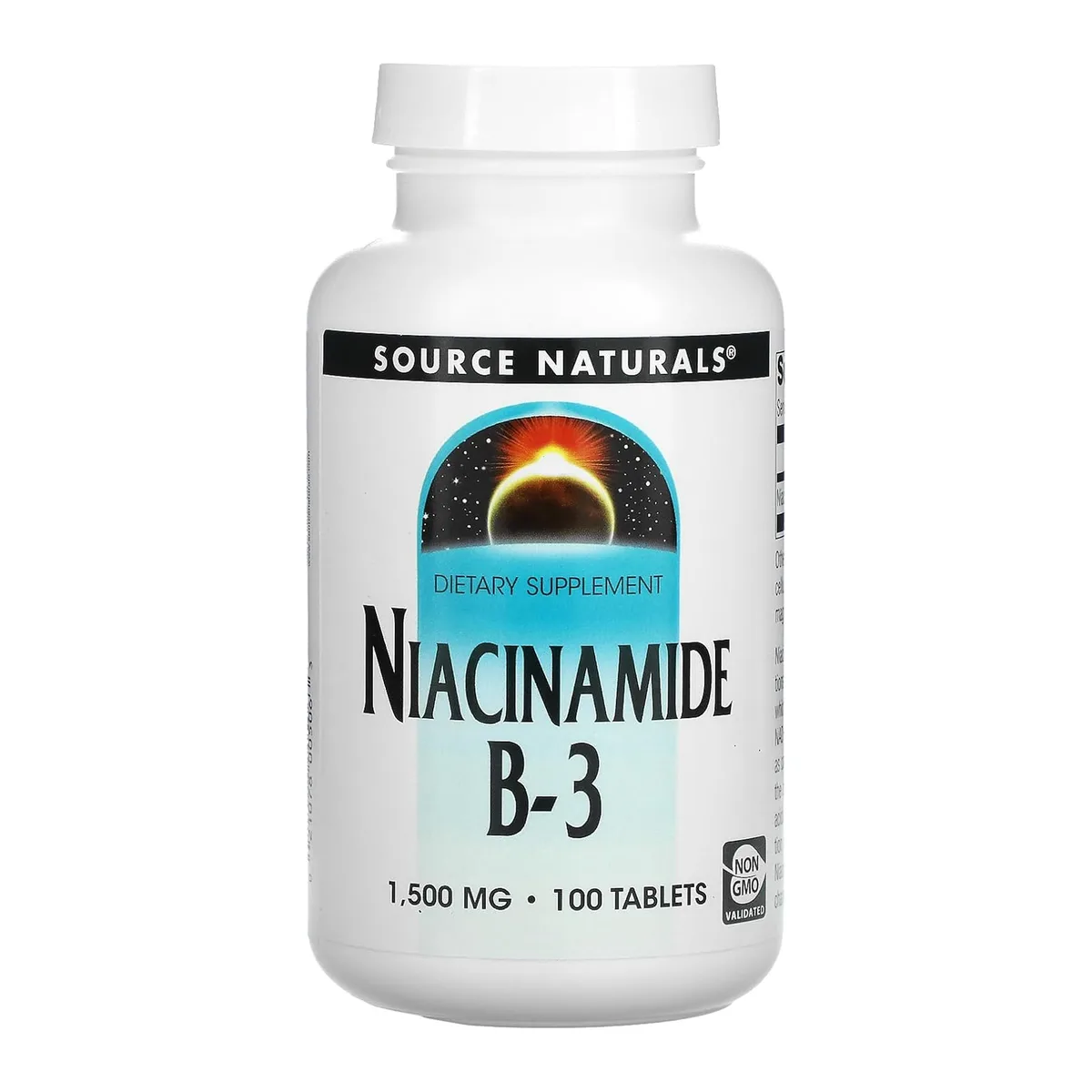 Нікотинамід B-3 1500 мг 100 табл Source Naturals