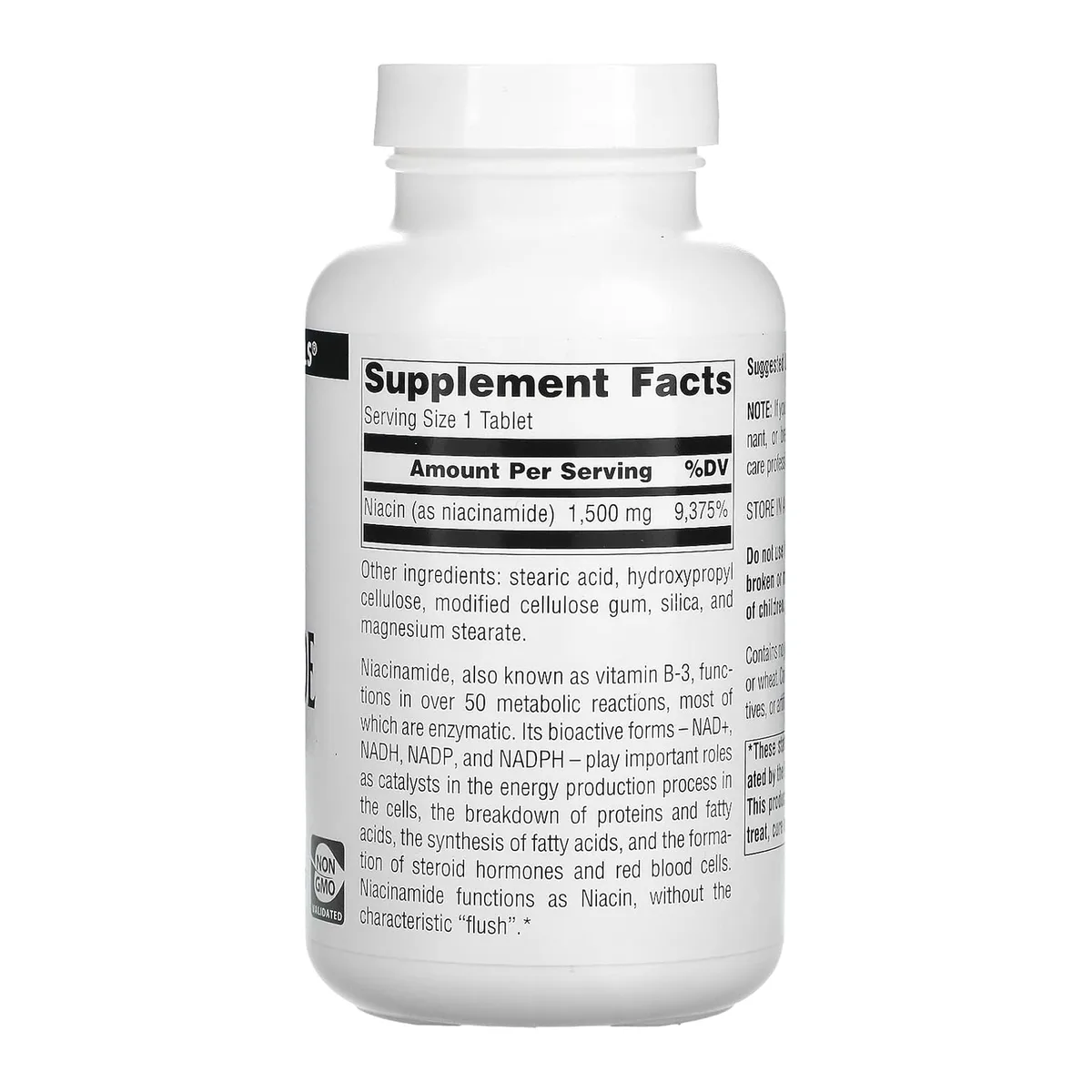 Нікотинамід B-3 1500 мг 100 табл Source Naturals