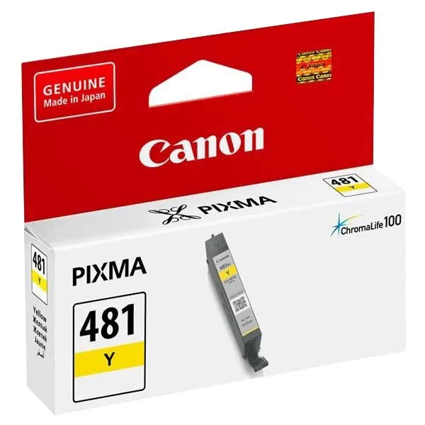 Картридж струйный Canon CLI-481 PIXMA TS6140/8140/9140/TR7540/8540/TS6240/9540/8240/704/8340/6340 Жёлтый