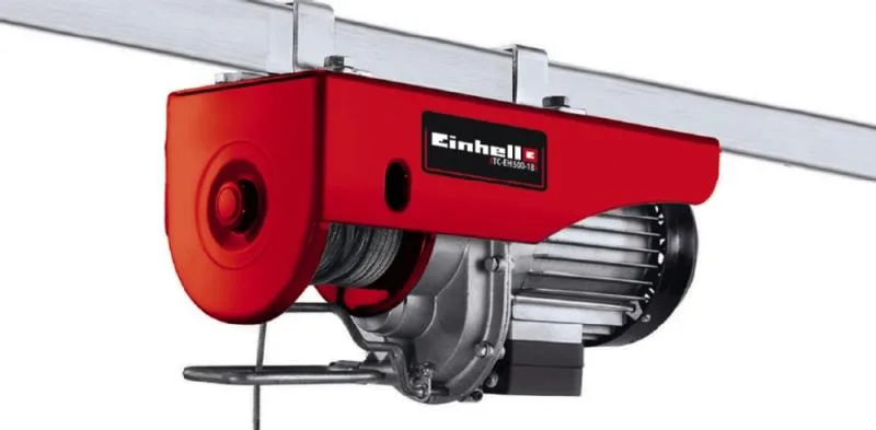 Тельфер електричний Einhell 500 кг трос 18 м сталевий 4,2 мм 15,6 кг