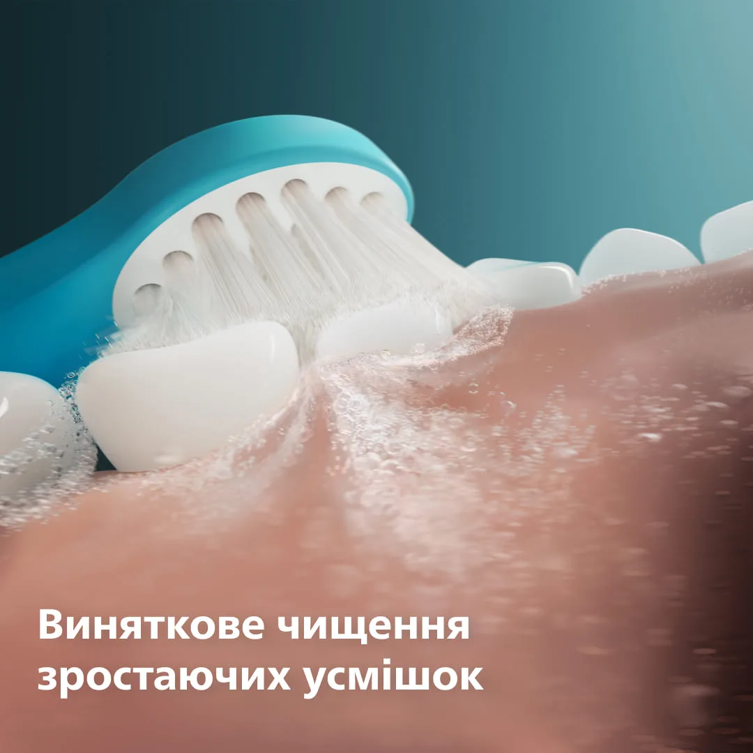 Насадка для зубной щётки Philips 2 шт для детей мягкая биопластик 3+ лет