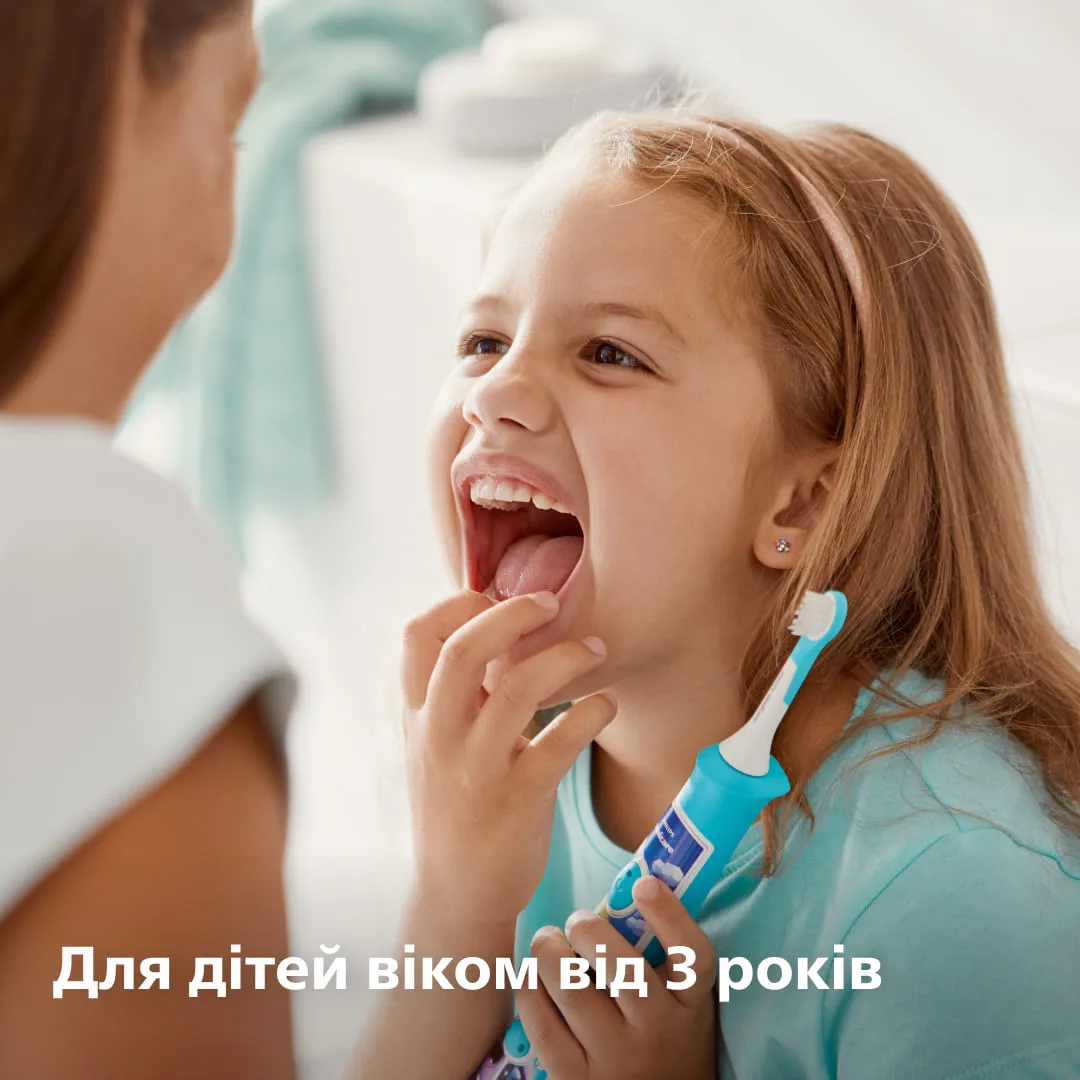 Насадка для зубной щётки Philips 2 шт для детей мягкая биопластик 3+ лет
