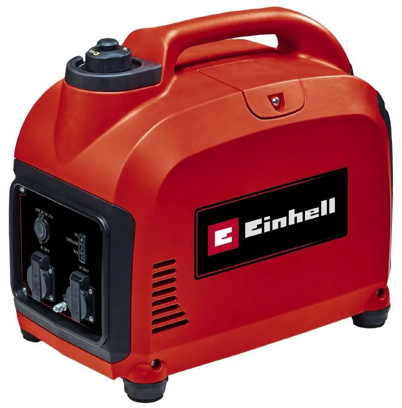 Бензиновий інверторний генератор Einhell TC-IG 2000, 230В, 1.8/2.0кВт, ручний запуск, вага 21.6кг.