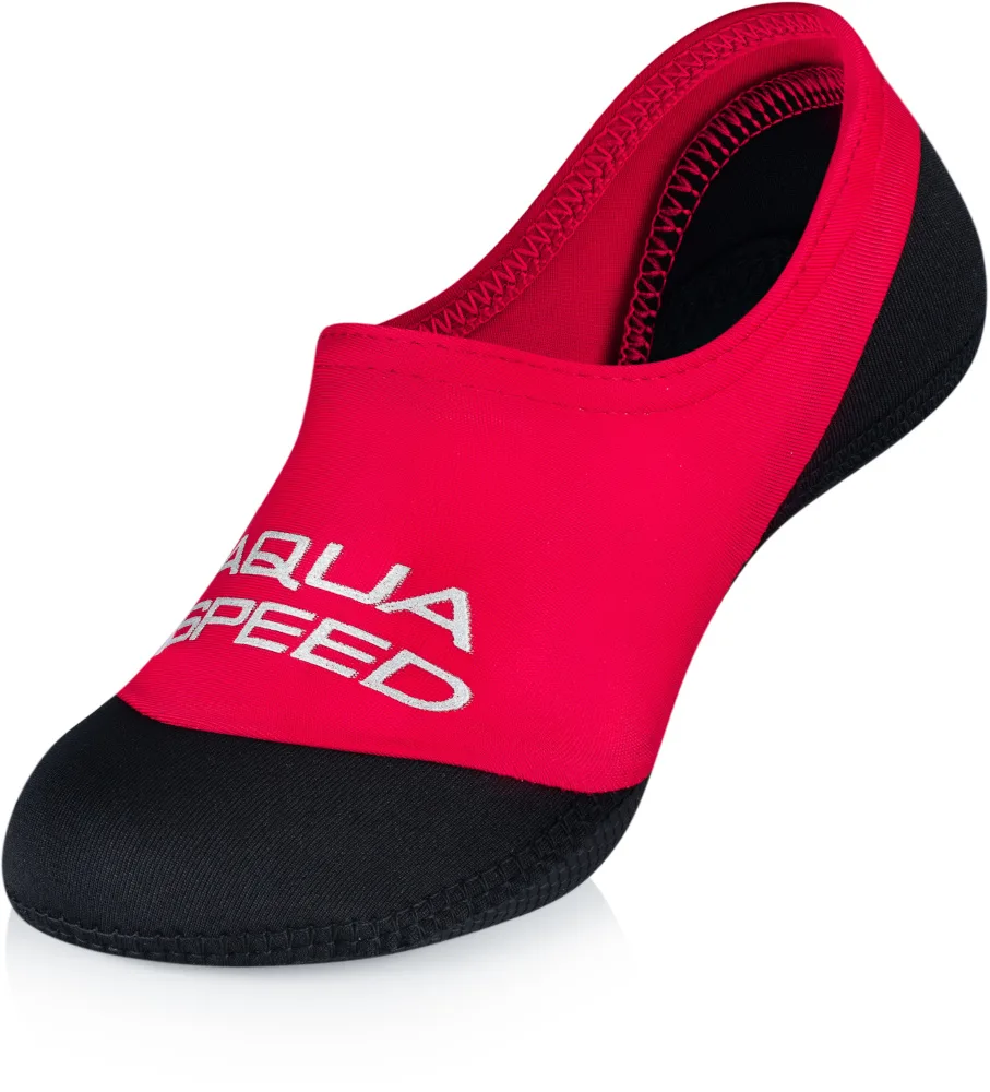 Шкарпетки для басейну AQUA SPEED неопрен 26-27 червоний чорний