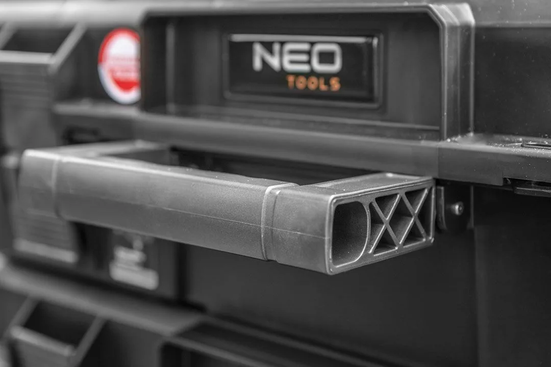 Ящик для інструментів Neo Tools 450 модульний пластиковий для зберігання та перенесення інструментів табурет