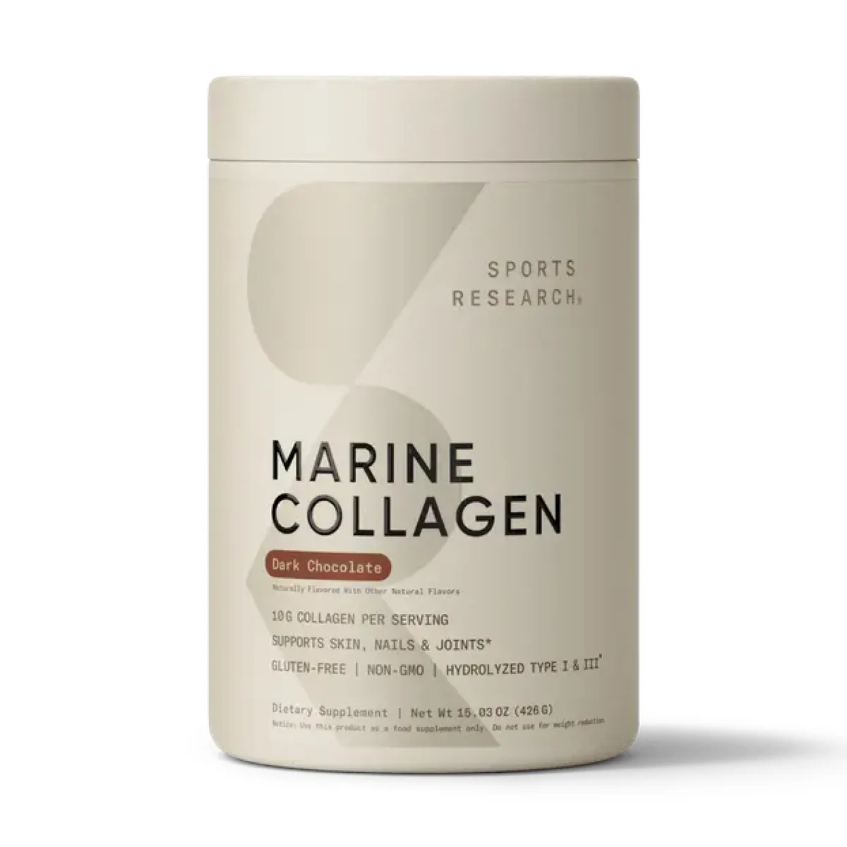 Marine Collagen Sport Research Гідролізований коллаген 426g Темний шоколад