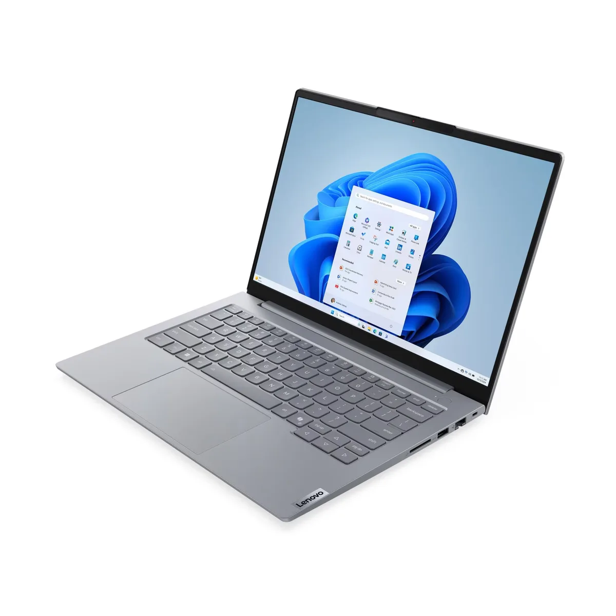 Ноутбук Lenovo 14" IPS сірий 16ГБ SSD 512ГБ для бізнесу