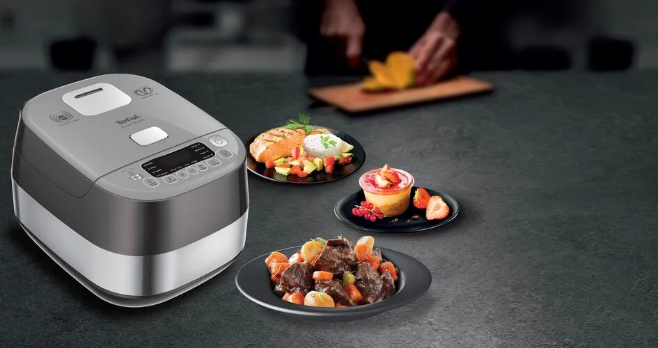 Мультиварка Tefal пластикова 5 л срібляста 41 програма