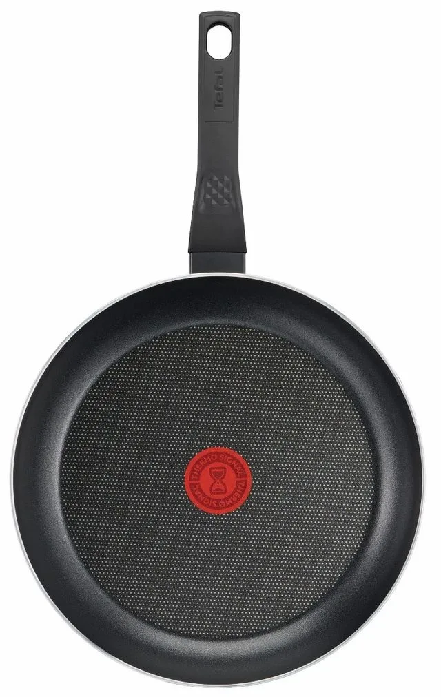 Сковорода Tefal Simply Clean, 26 см, алюмінієва, з бакелітовою ручкою, чорного кольору.