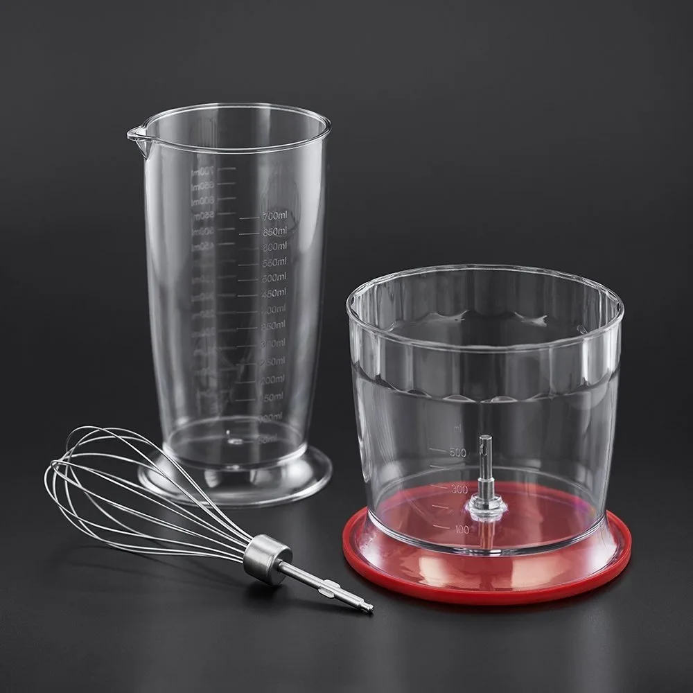 Занурювальний блендер Russell Hobbs Desire 500Вт, 2в1, чаша 500мл, червоний.
