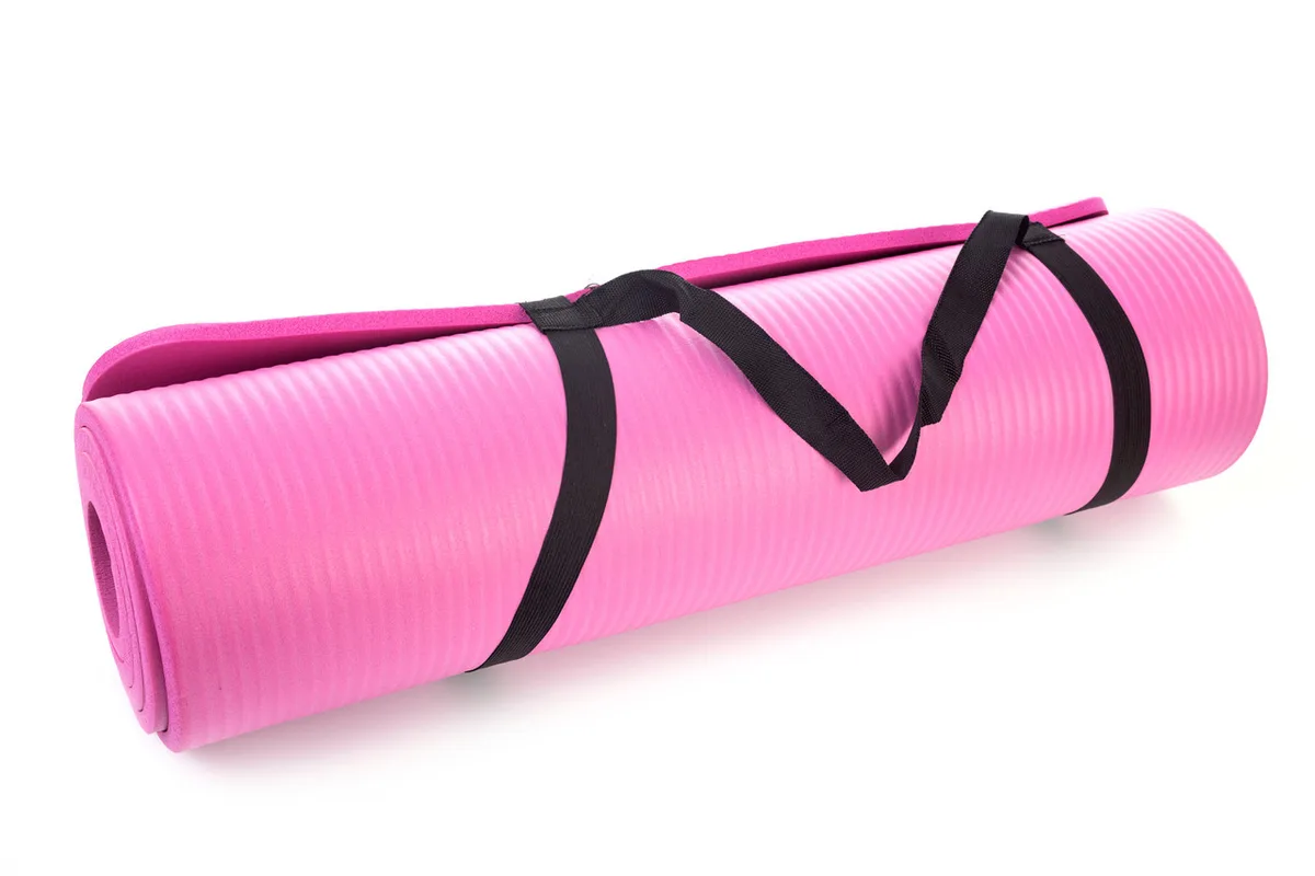 Килимок для йоги Active Point NBR 180х61 см Рожевий