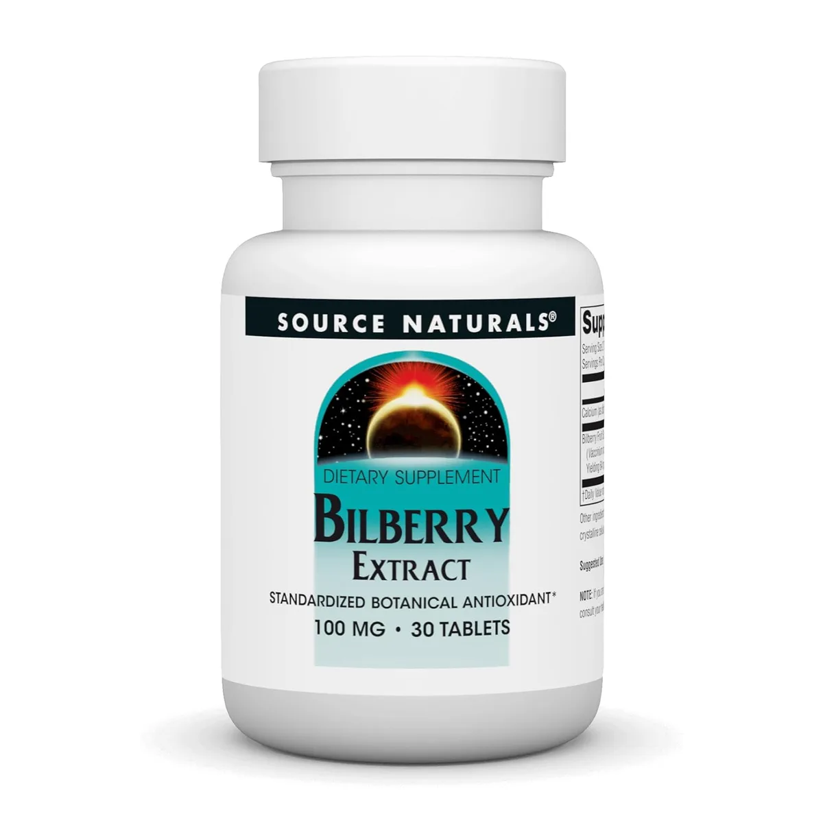 Екстракт чорниці Source Naturals 100 мг 30 таблеток рослинний антиоксидант