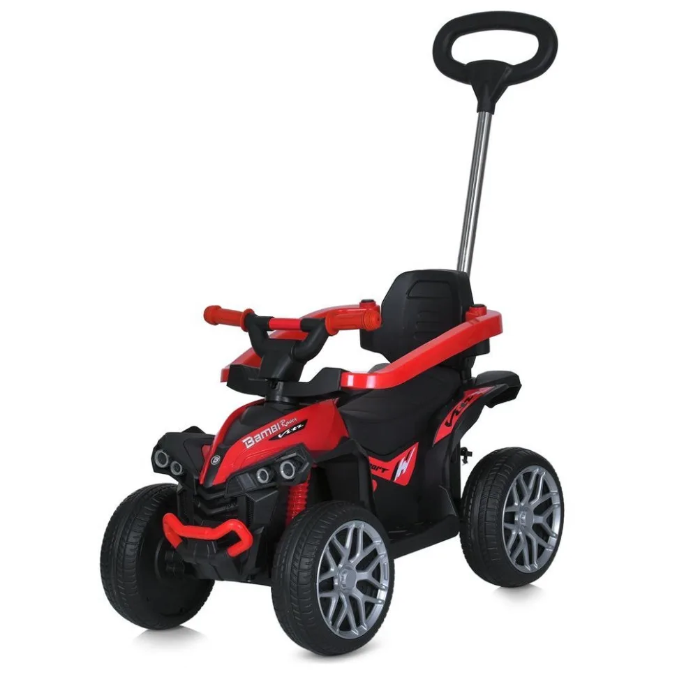 Дитячий квадроцикл Bambi Racer екокожа 85 см червоний
