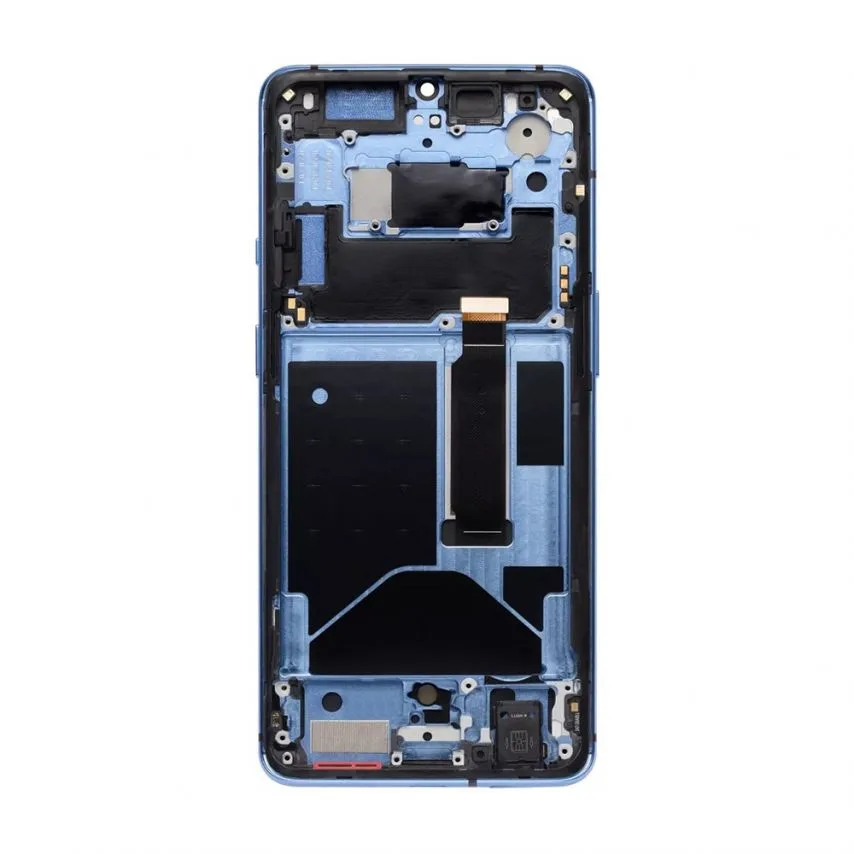 Дисплей Oled 6,55 дюймів OnePlus 7T з сенсором та рамкою синій