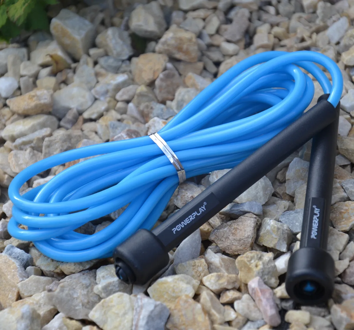 Скакалка Active Point ПВХ 2,8 м Синяя