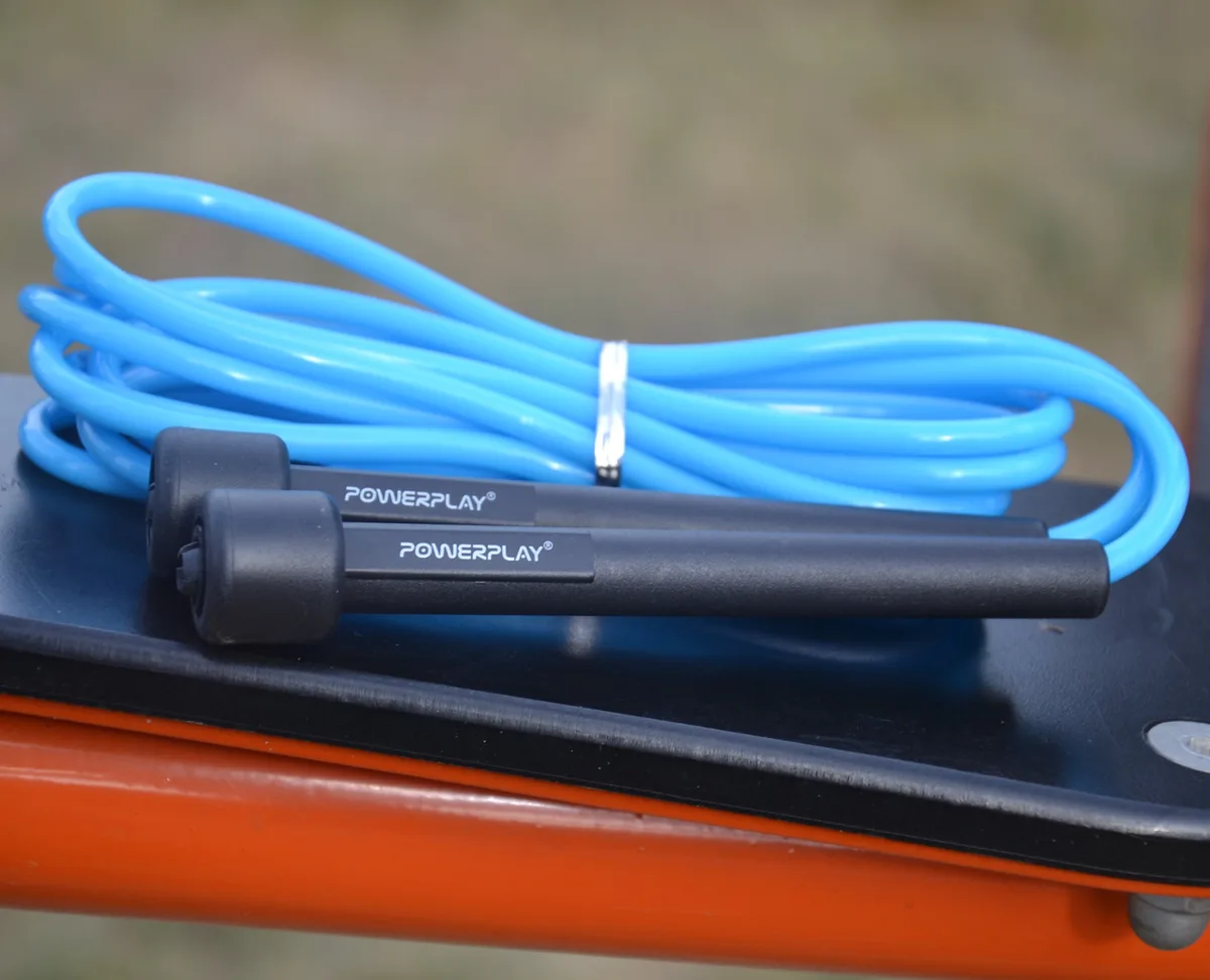 Скакалка Active Point ПВХ 2,8 м Синяя