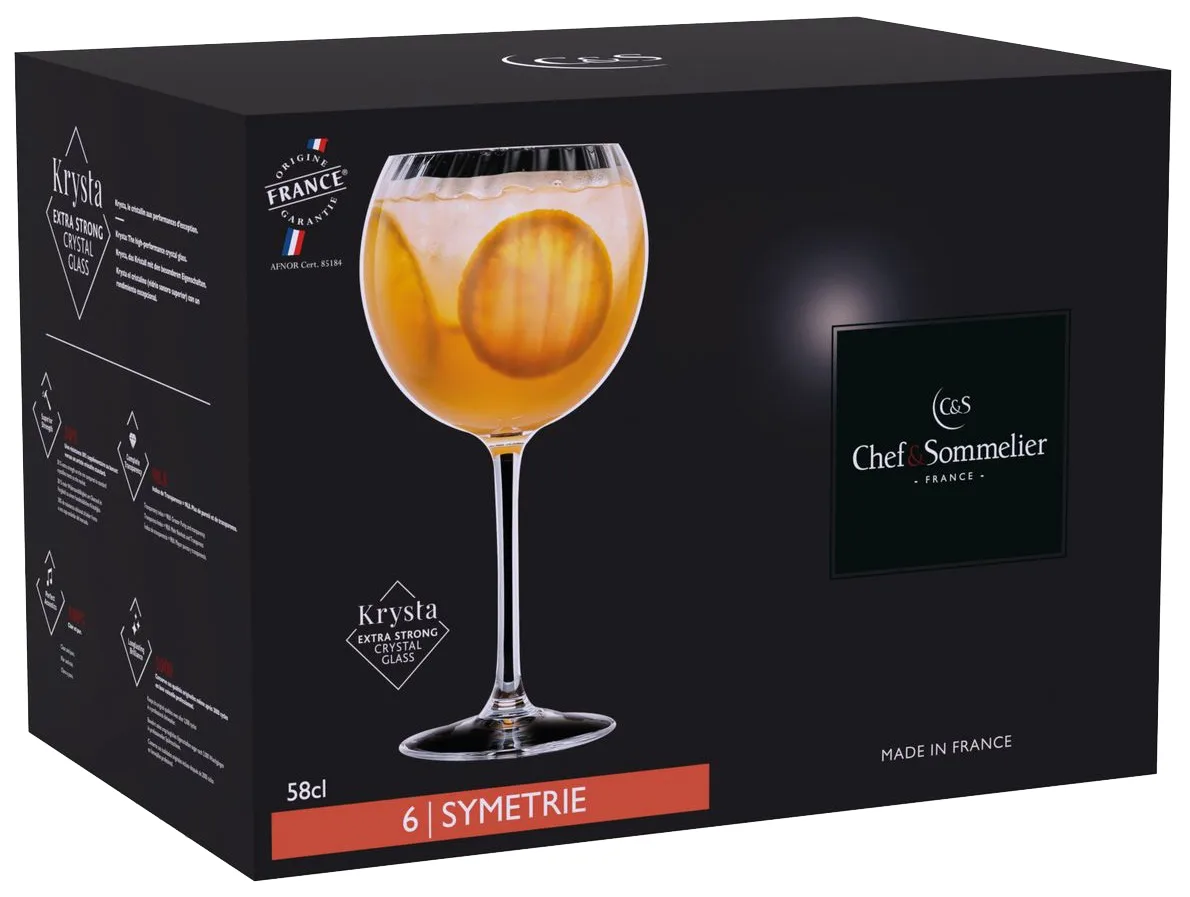 Набір келихів Chef&Sommeliers Krysta 580 мл 6 шт для коктейлів