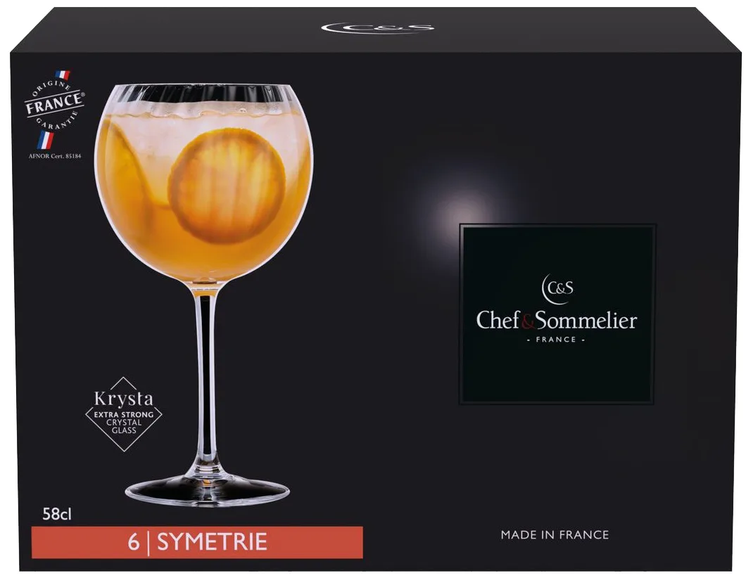 Набір келихів Chef&Sommeliers Krysta 580 мл 6 шт для коктейлів