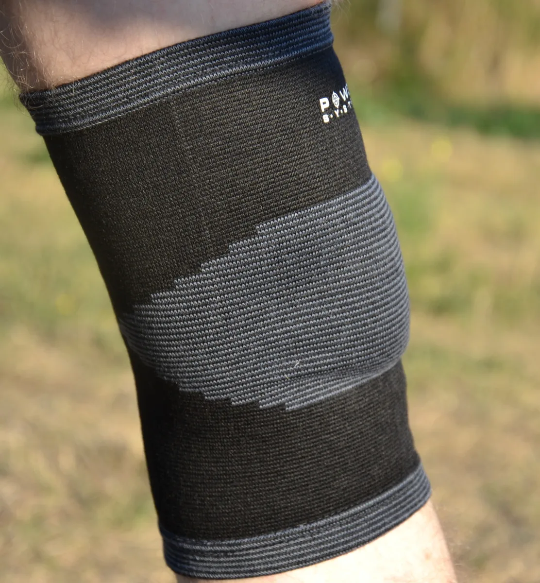 Наколінники Active Point бавовна L чорні сірі