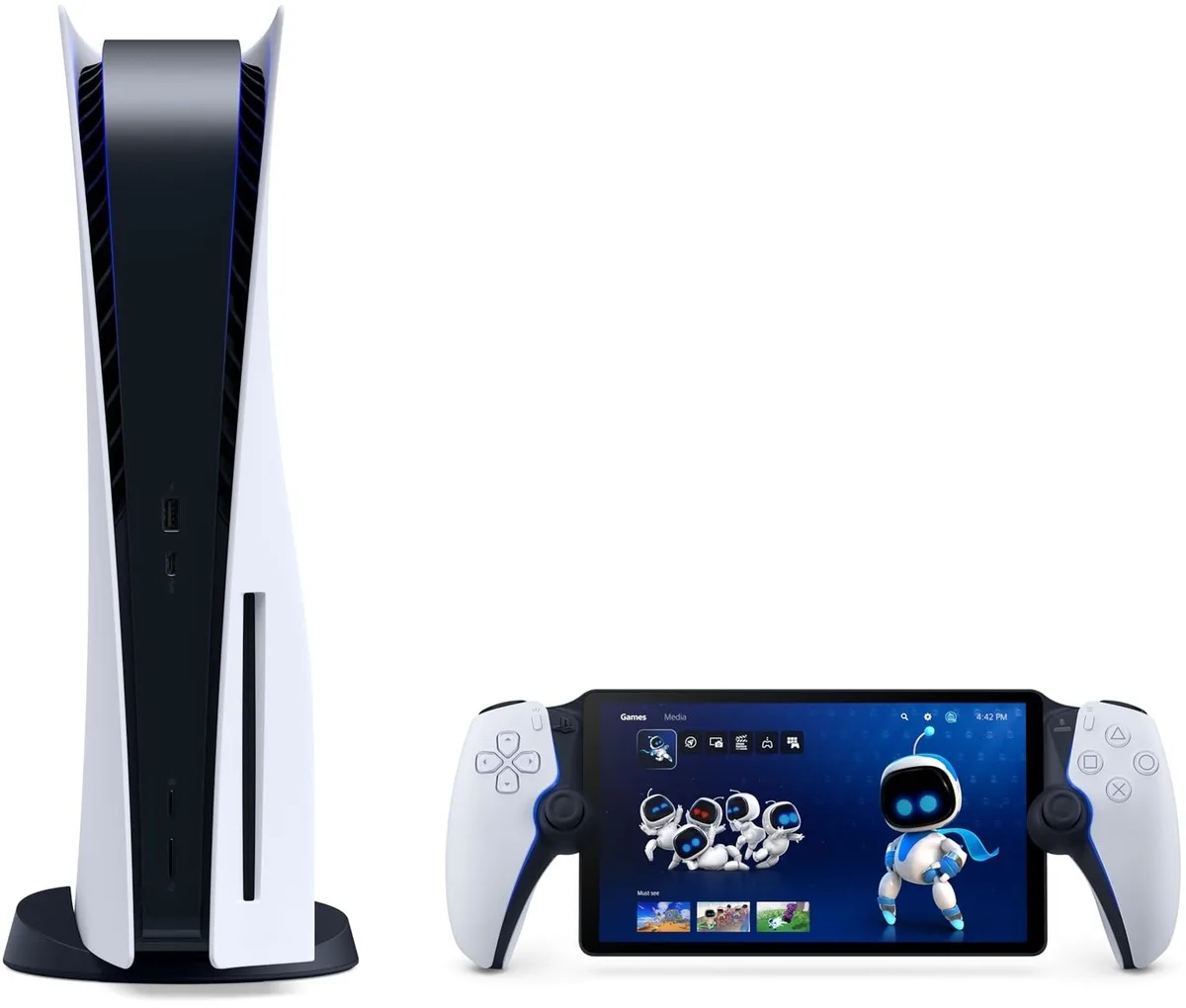 Устройство для дистанционной игры PlayStation Portal, White.