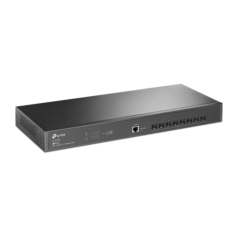 Комутатор TP-LINK SX3008F 8xSFP+, Керований L2