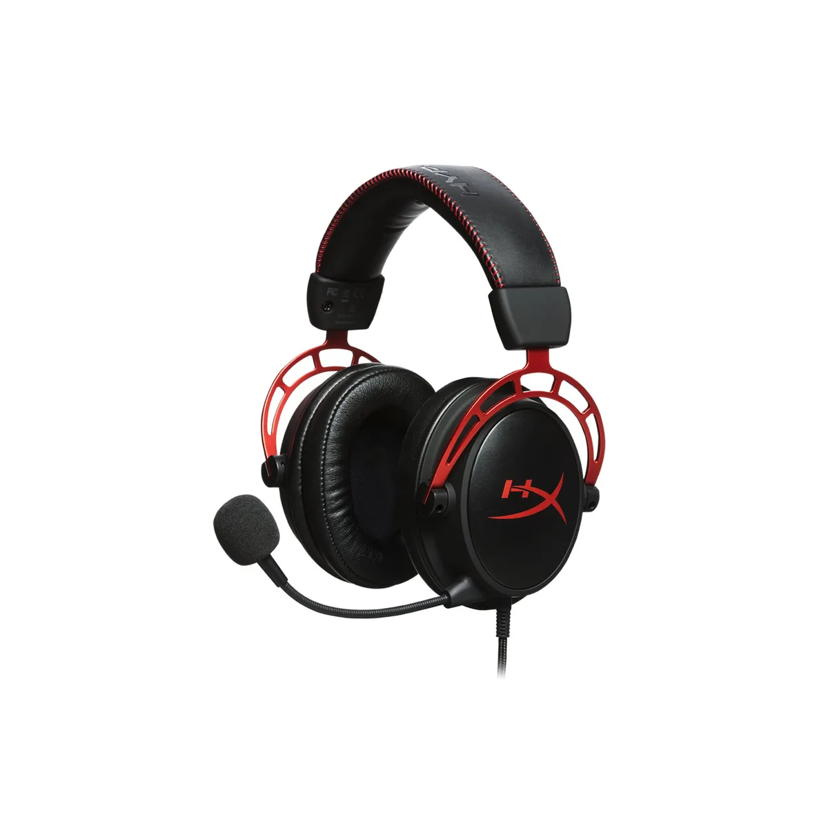 Гарнітура ігрова HyperX Cloud Alpha, mini-jack/dual 3.5мм, 1.2м/2м чорно-червоний