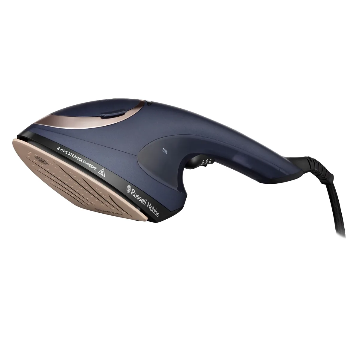 Парогенератор Russell Hobbs Steam Genie 2-в-1, 1700Вт, 150мл, паровий удар -20гр, постійна пара - 20гр, керамічна підошва.