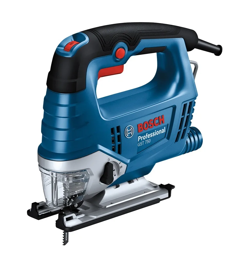 Лобзик Bosch Professional 520 Вт електричний для різання дерева та металу з тримачем SDS