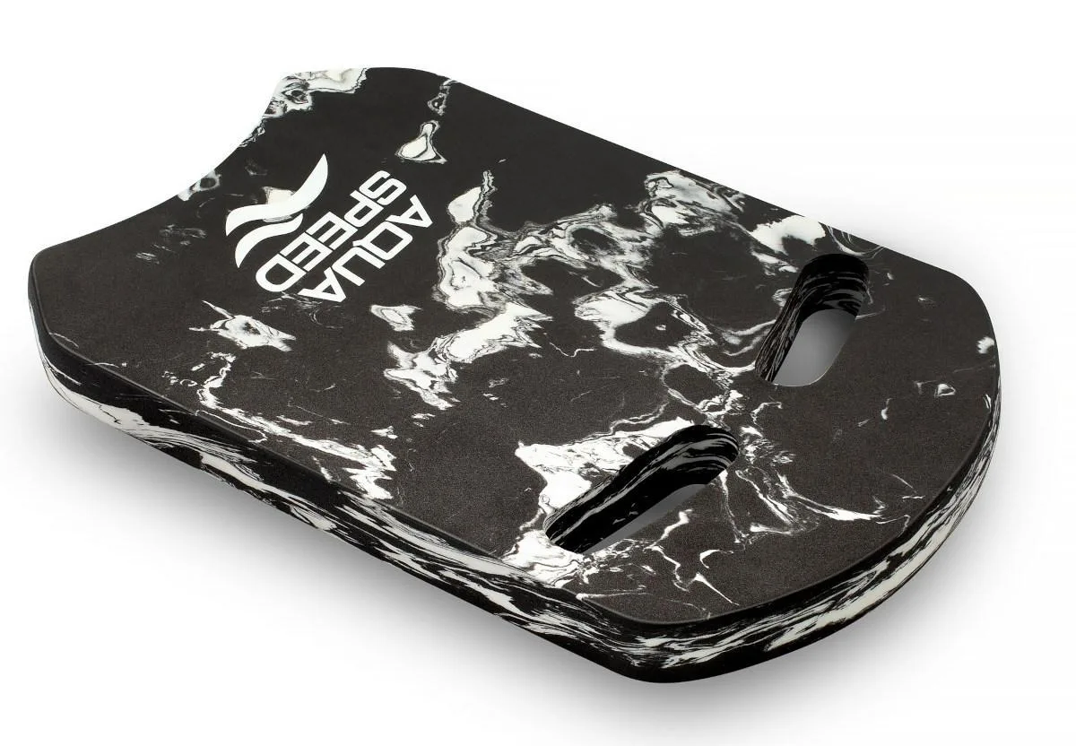 Дошка для плавання Aqua Speed EVA 43х28х3,6 чорна біла унісекс