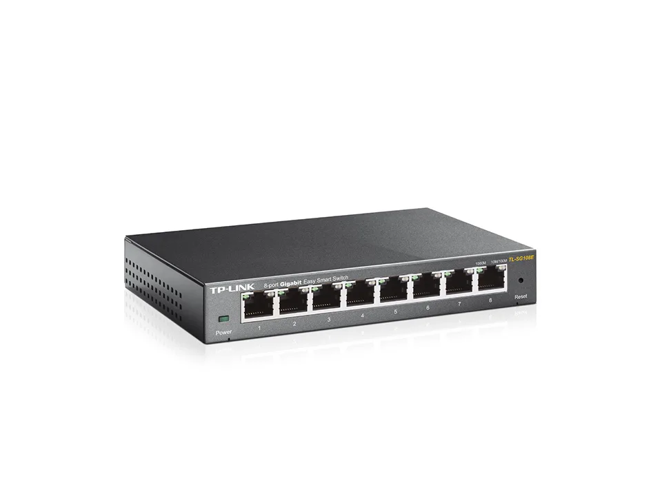 Комутатор TP-LINK TL-SG108E 8xGE, WebSmart