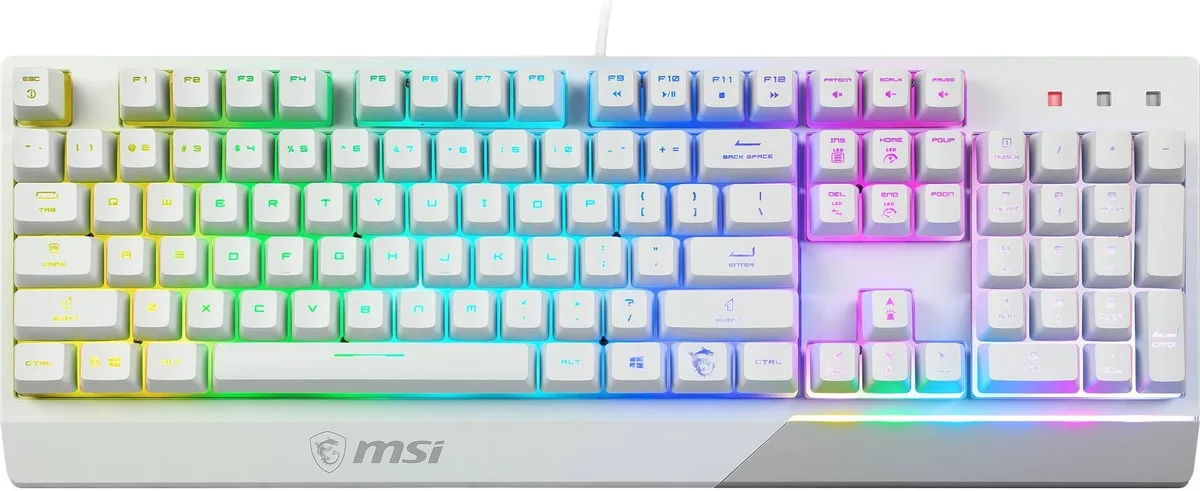 Геймерська клавіатура MSI Vigor GK30 WHITE UA, білий