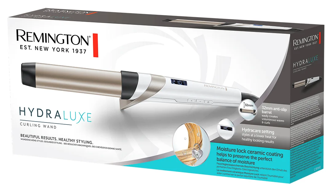 Щипці для завивки Remington керамічні 32 мм білий