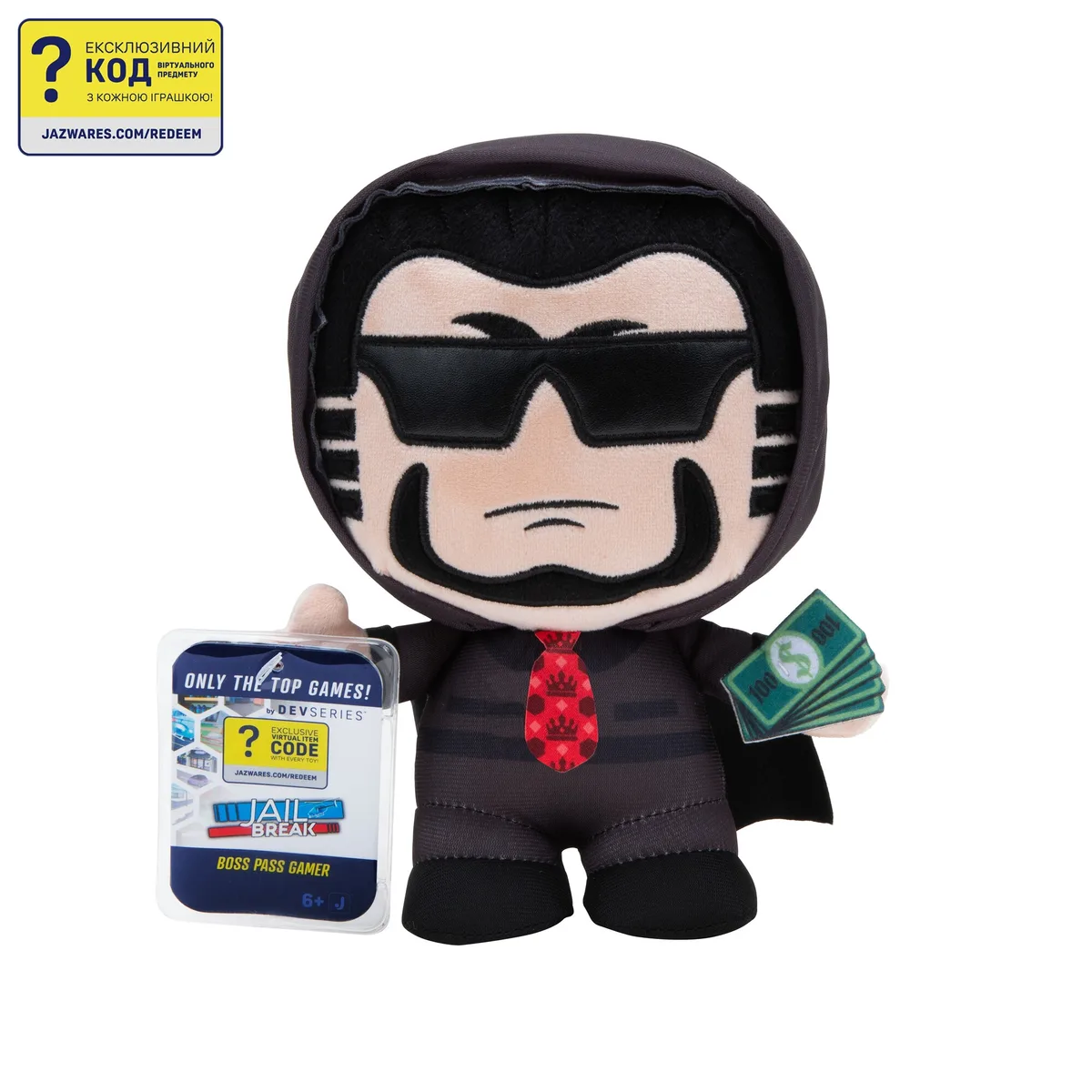 М'яка ігрaшка DevSeries Collector Plush Jailbreak: Boss Pass Gamer